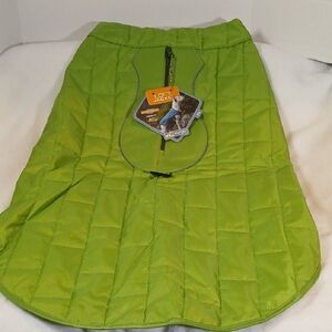 Kurgo Loft Reversible Quilted Dog Coat/ Lime/ Green Sz XL  NWT